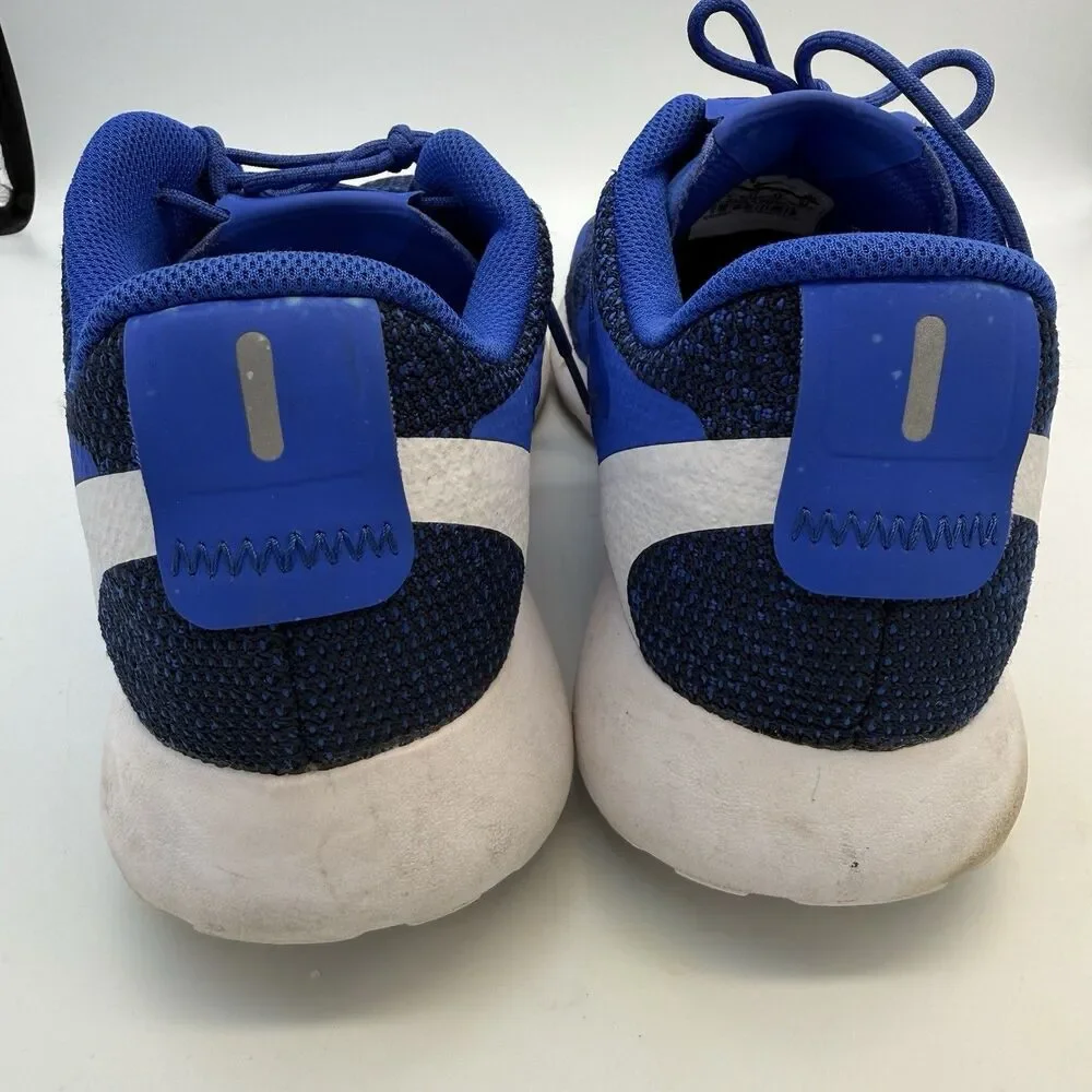 Nike Blue Running Shoes Men's Size 12 Mesh Sneakers - No Insoles, Bleach Stains